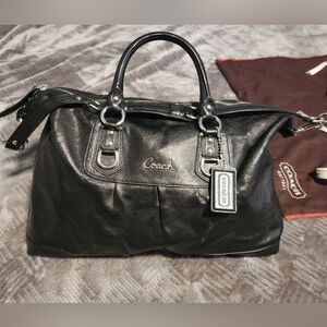 Coach Ashley Leather Bag with dust cover